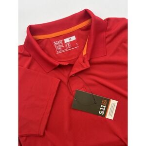 New 5.11 Tactical Womens Corporate Pinnacle Polo S/S Shirt 61026 Red‎ Medium